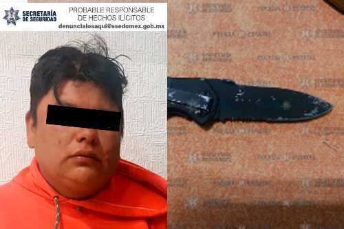 Presunto violento ladrón de casas en Valle de Bravo, ¡Al bote!
